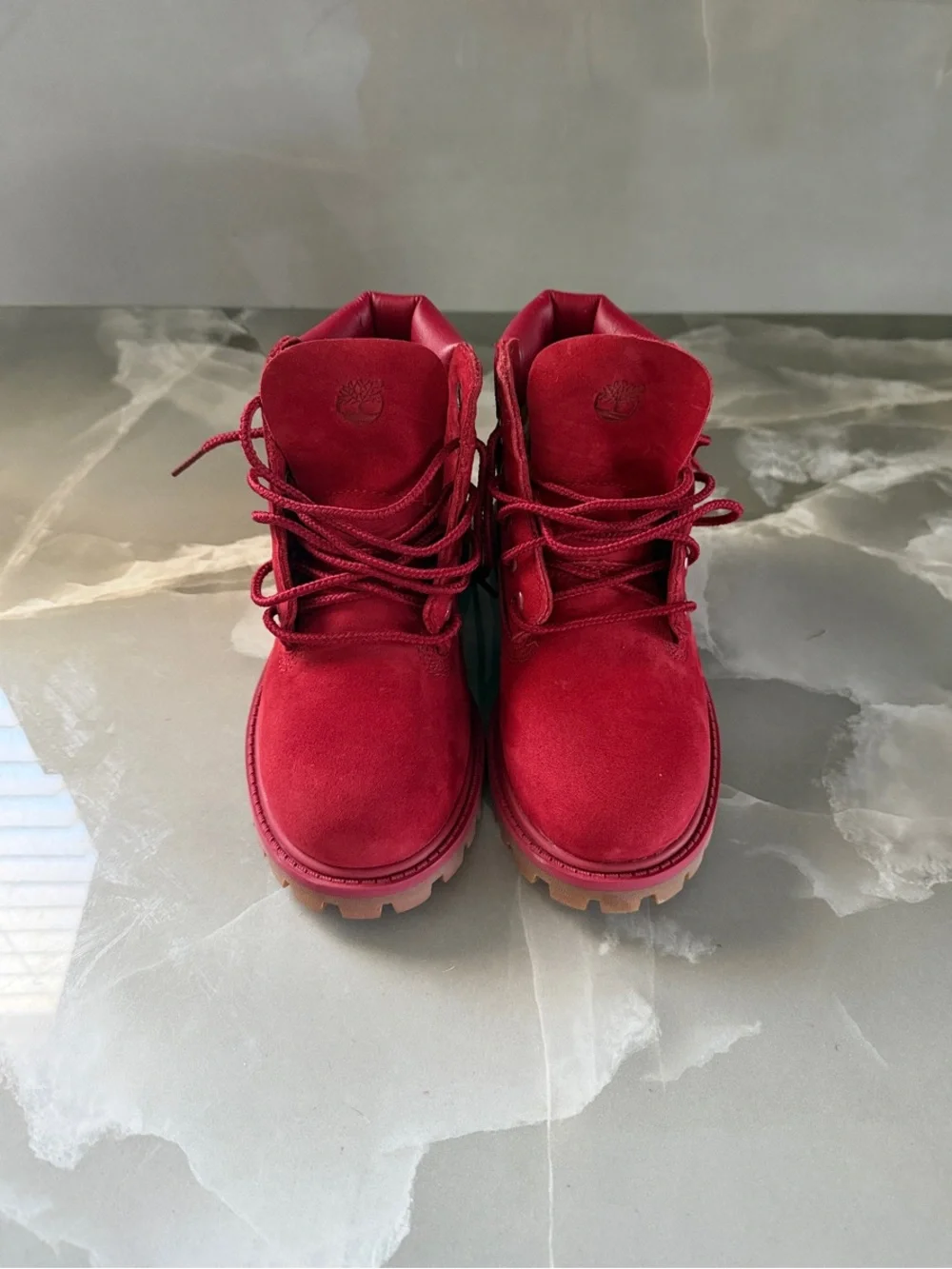 Timberland red boots